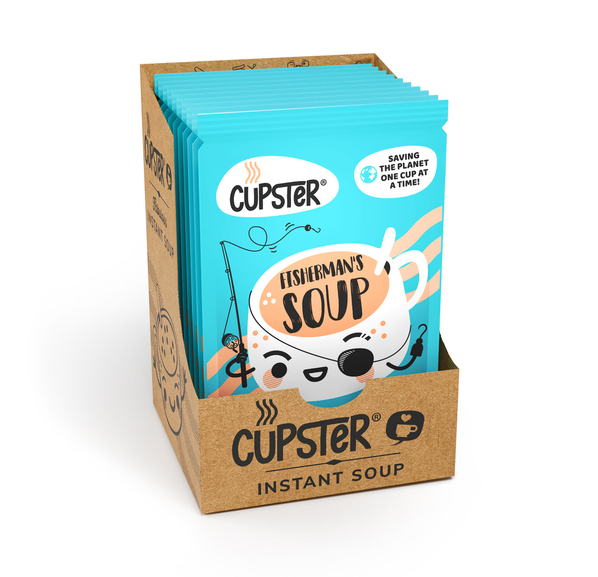 Cupster Instant Folyami leves 10x15g NEW