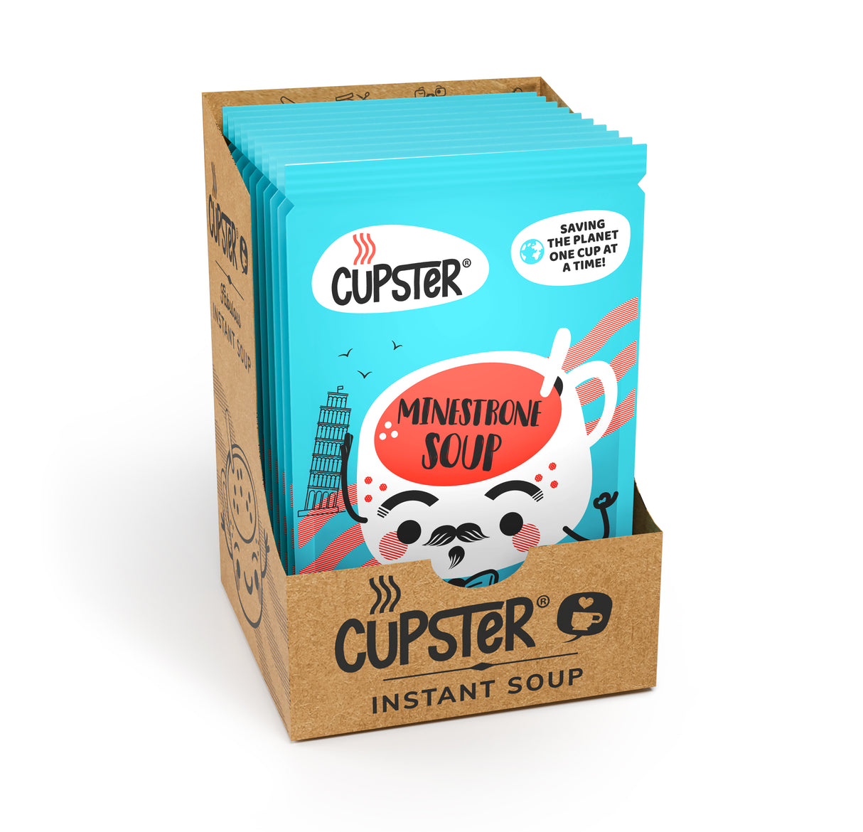 Cupster Instant Minestrone leves 10x15g NEW