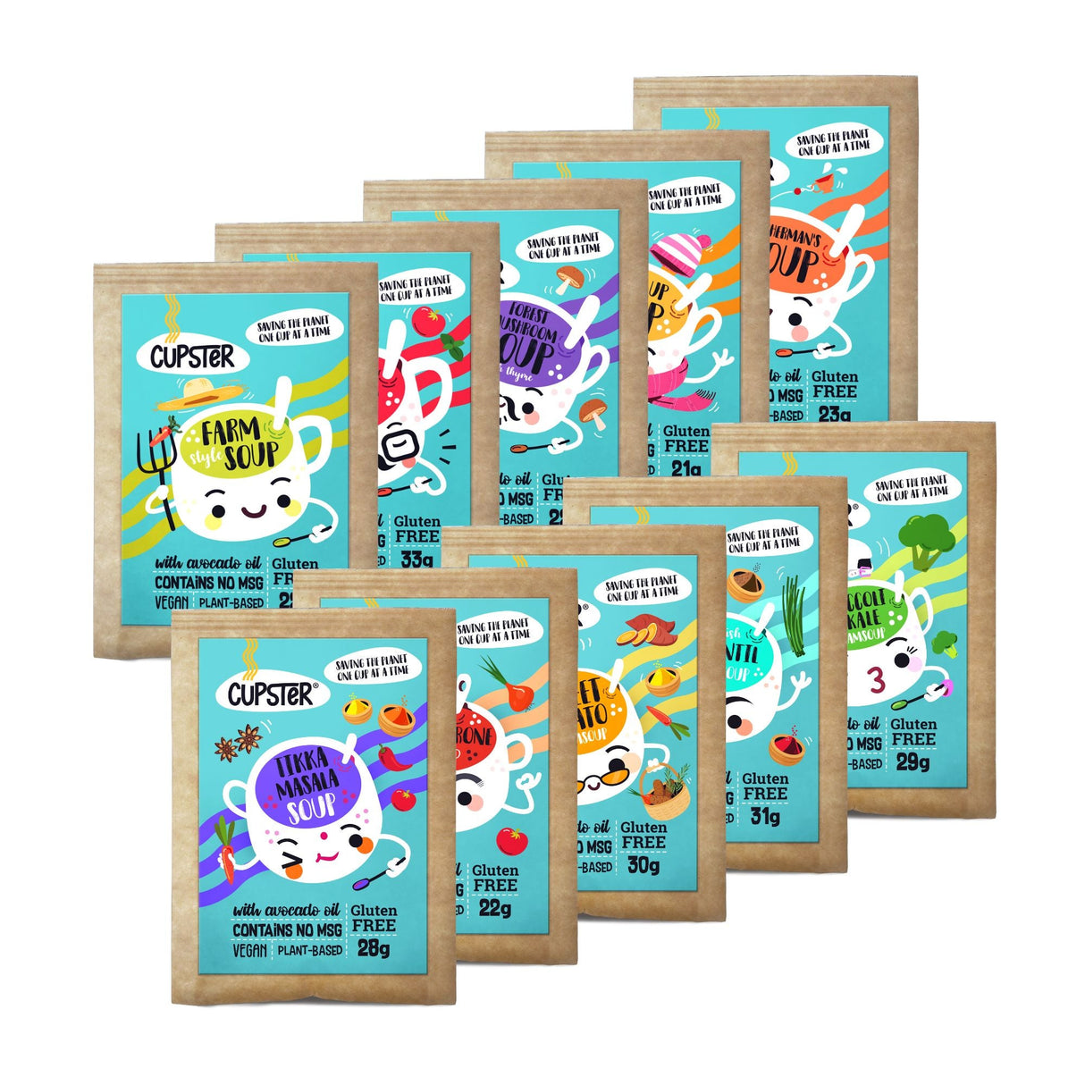 Cupster instant leves Taste pakk I.