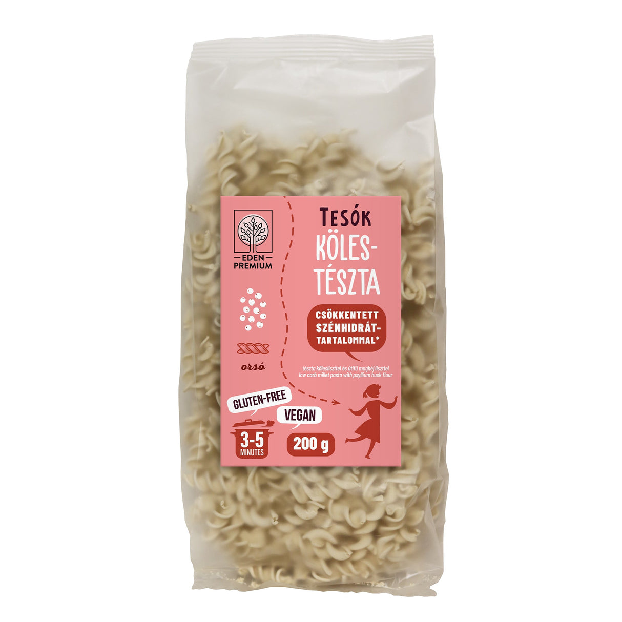 Tesók kölestészta csökkentett szénhidráttartalommal orsó 200g