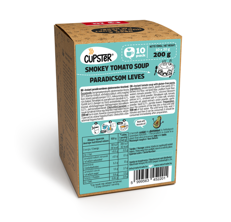 Cupster Instant Paradicsomleves 10x20g NEW
