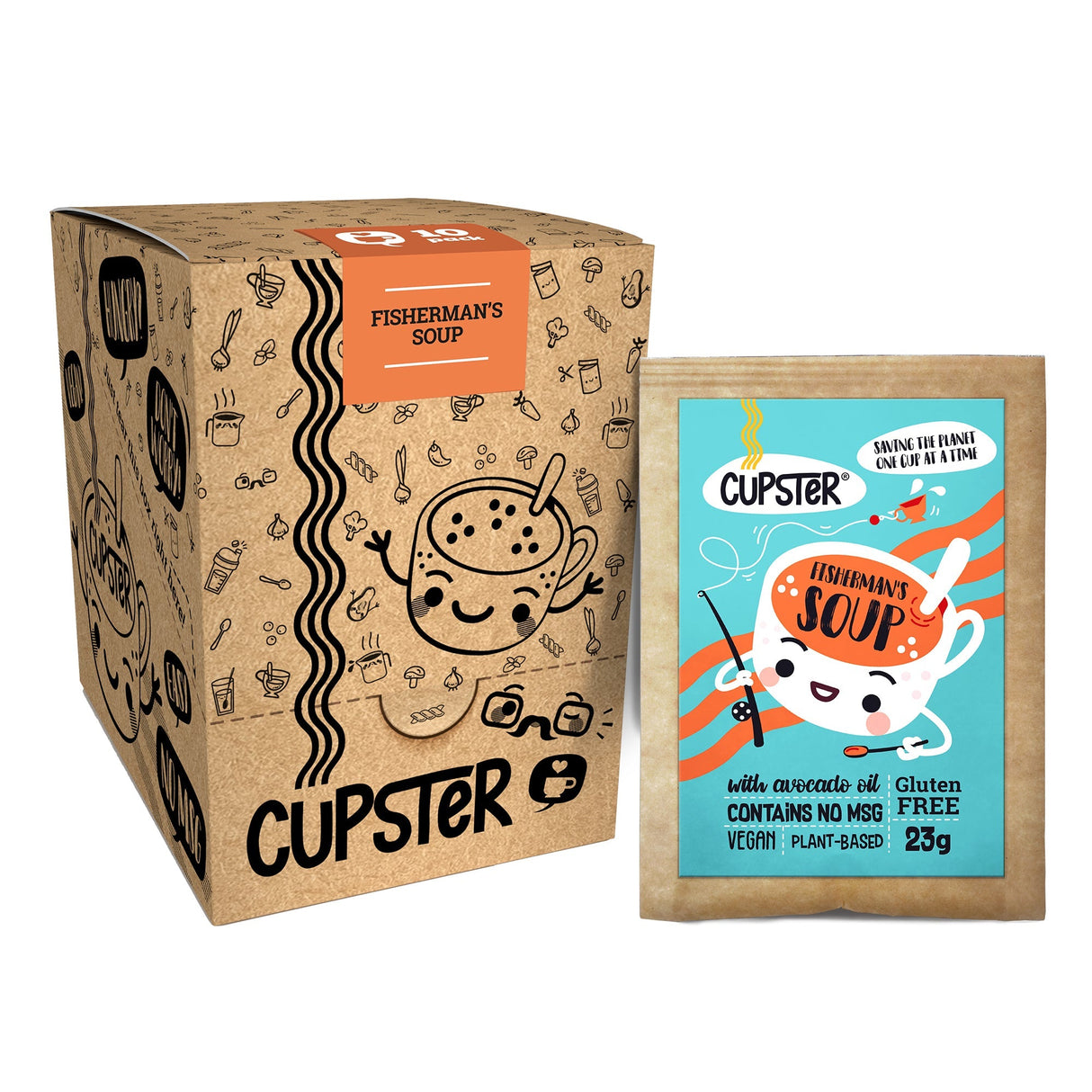 Cupster instant folyami leves 10 db - kínálódobozban