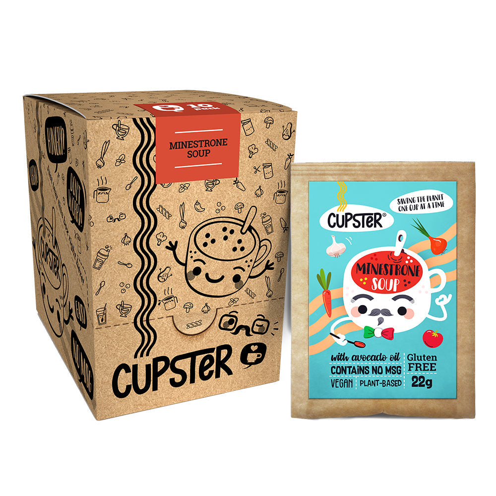 Cupster instant minestrone leves 10 db - kínálódobozban