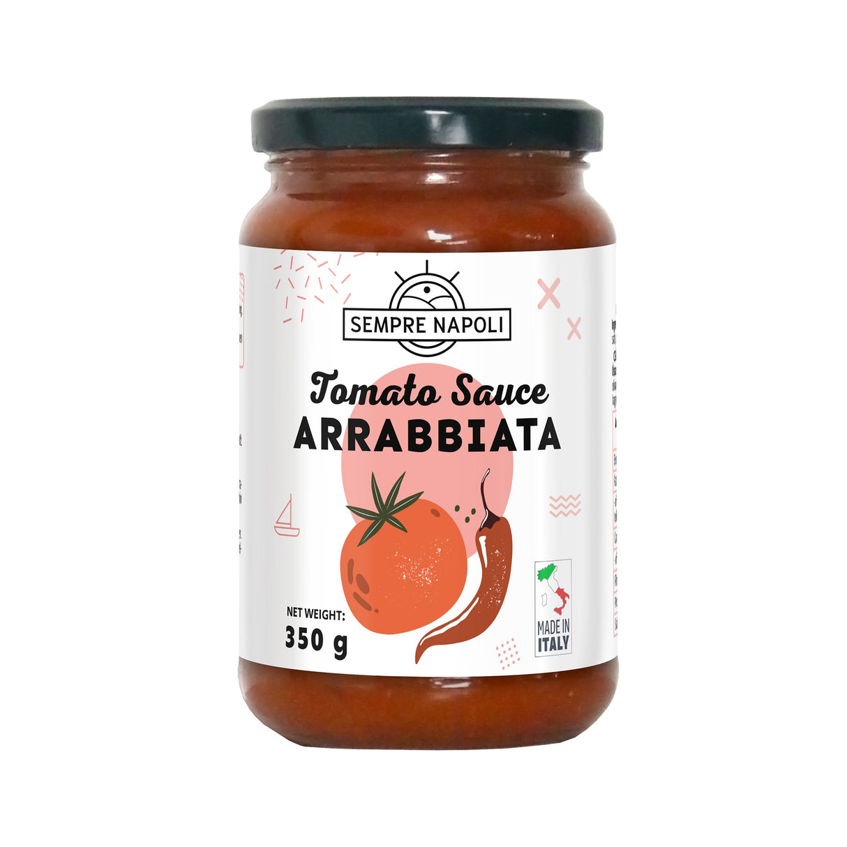 Sempre Napoli - Arrabbiata paradicsomszósz 350g