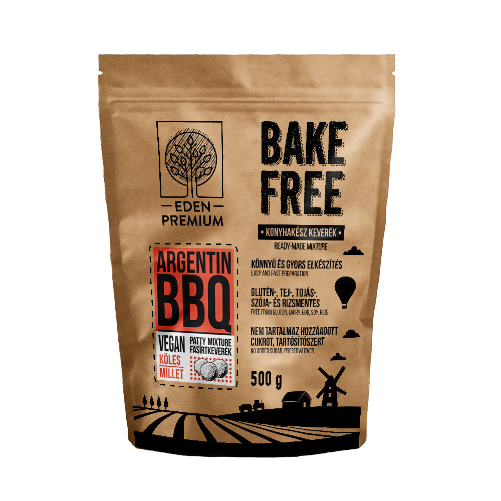 Bake-Free Argentin BBQ fasírtkeverék - Köleses 500g